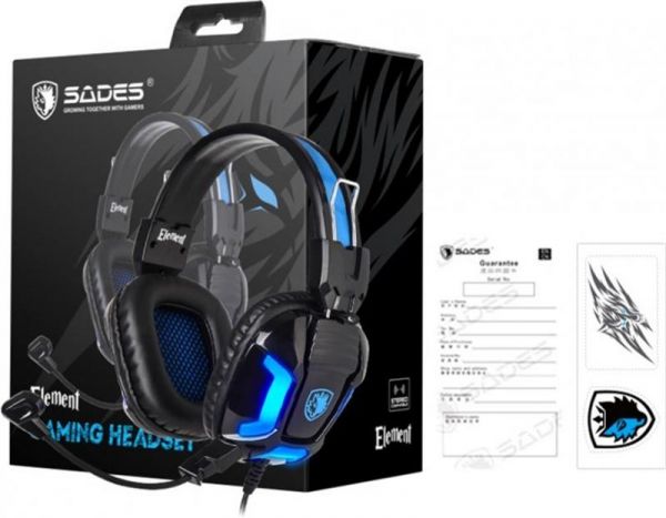 ��������� Sades SA-702 Element Black/Blue (sa702bl) - �������� 7