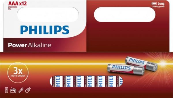 ��������� Philips Power Alkaline AAA/LR03 BL 12 �� - �������� 1