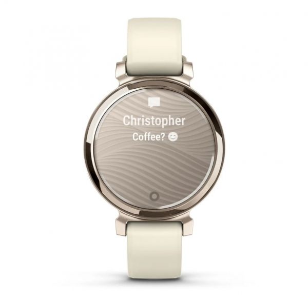 �����-�������� Garmin Lily 2 Cream Gold with Coconut Silicone Band (010-02839-20) - �������� 4