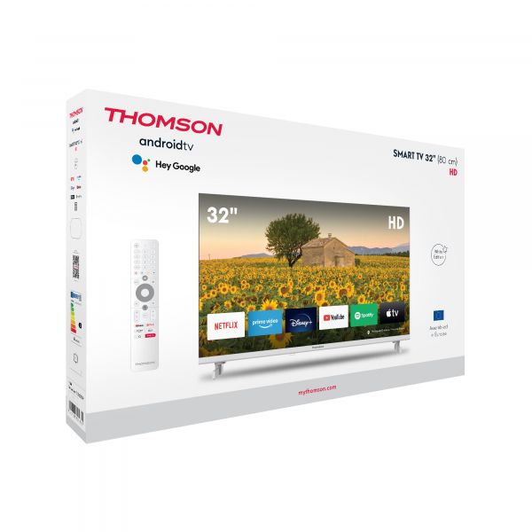  Thomson Android TV 32" HD White 32HA2S13W -  7