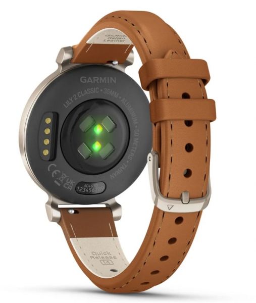 �����-���� Garmin Lily 2 Cream Gold with Tan Leather Band (010-02839-60) - �������� 7