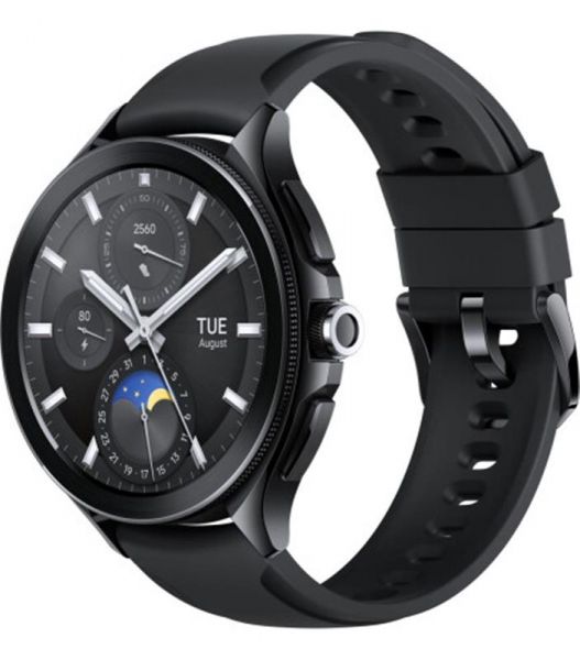 �����-�������� Xiaomi Watch 2 Pro Bluetooth Black Case with Black Fluororubber Strap (BHR7211GL) - �������� 1