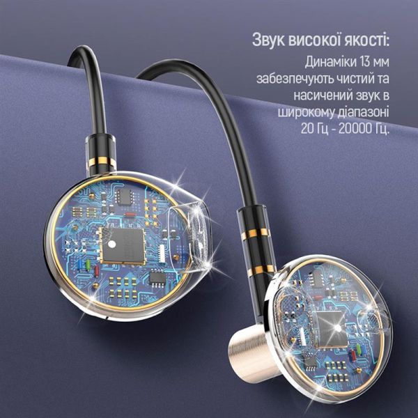 �������� �olorWay Slim 3.5 mm Wired Earphone Blast 2 Black (CW-WD02BK) - �������� 8