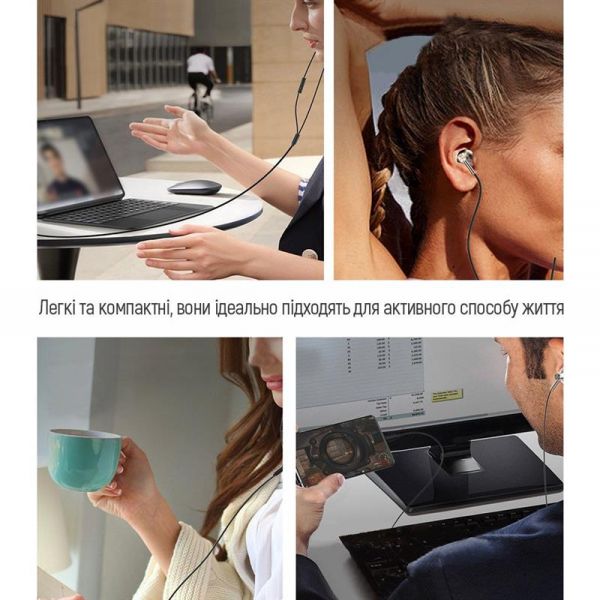 �������� �olorWay Slim 3.5 mm Wired Earphone Blast 2 Black (CW-WD02BK) - �������� 16