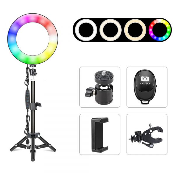 ��������� USB RGB LED-����� Zomei RGB108 8" + ������ 0.45 � (RGB108) - �������� 4