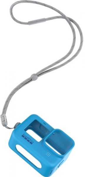 ����� + ������� GoPro Sleeve&Lanyard Blue ��� HERO9 (ADSST-003) - �������� 1