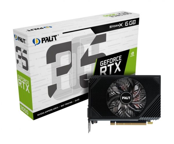 ���������� GF RTX 3050 6GB GDDR6 StormX Palit (NE63050018JE-1072F) - �������� 1