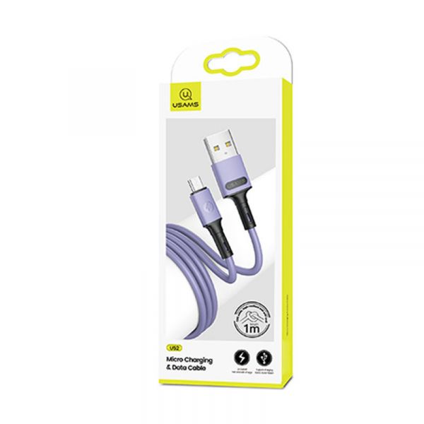  Usams US-SJ435 USB - Micro USB, 1 , Purple (SJ435USB04) -  2