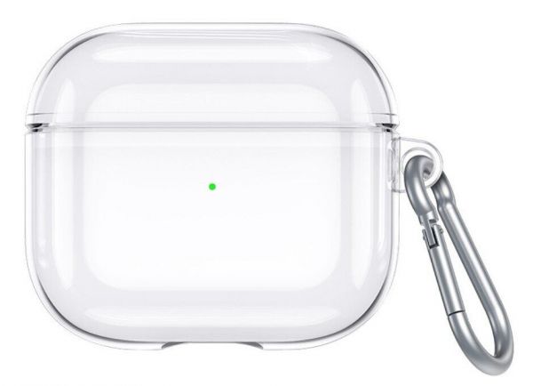 �e��� Usams US-BH740 Silicon ��� Apple AirPods 3 Transparent Black (BH740AP02) - �������� 1