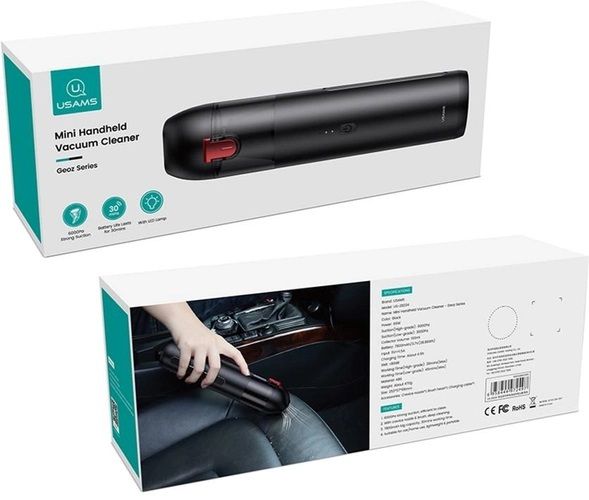 �������������� ������� Usams US-ZB234 Mini Handheld Vacuum Cleaner Black (MNXCQZB23401) - �������� 2