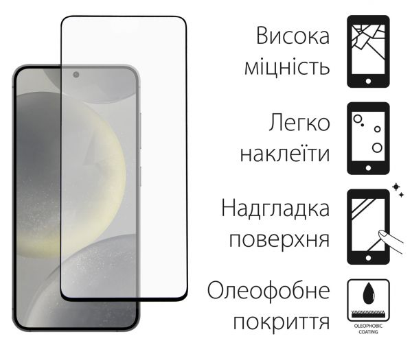 ������� ���� Dengos ��� Samsung Galaxy S24 SM-S921 Black Full Glue (TGFG-351) - �������� 2