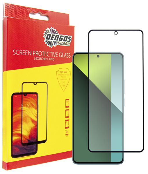 �������� ������ Dengos ��� Xiaomi Redmi Note 13 Pro 5G Black Full Glue (TGFG-347) - �������� 1