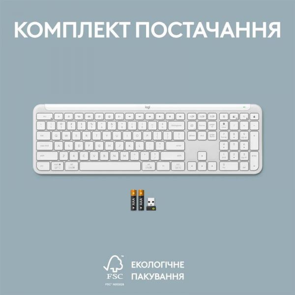 ���������� Logitech Signature Slim K950 US OffWhite USB (920-012466) - �������� 10