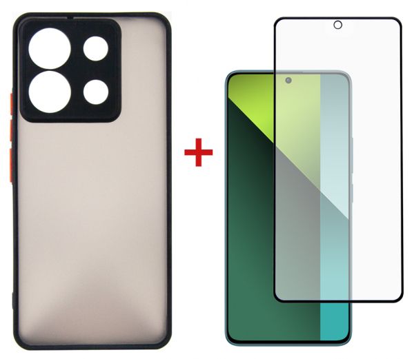 �e���-�������� Dengos ��� Xiaomi Redmi Note 13 Pro 5G Black (DG-KM-68) + �������� ������ - �������� 1