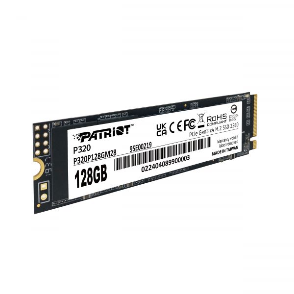 SSD ���������� Patriot P320 128GB M.2 2280 PCIe 3.0 x4 NVMe TLC (P320P128GM28) - �������� 3