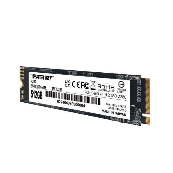 ���������� SSD  512GB Patriot P320 M.2 2280 PCIe 3.0 x4 NVMe TLC (P320P512GM28) - �������� 4