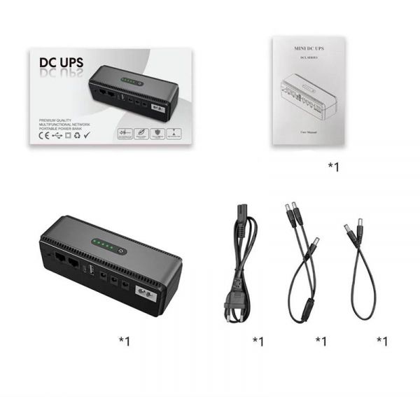 �������� �������������� ������� Yepo Smart DC-UPS 10400mAh DC-5V/9V/12V (UA-112485) - �������� 6