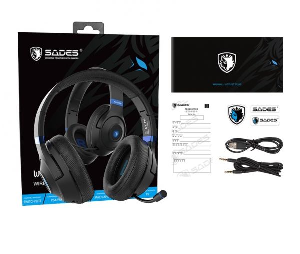 ��������� Sades SA-205 Whisper Black/Blue (sa205bkb) - �������� 11