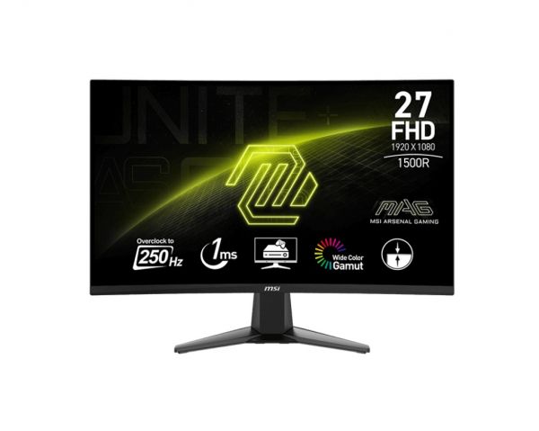 ������� MSI 27" MAG 27C6X VA Black Curved 250Hz - �������� 1