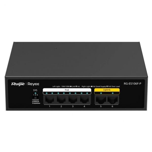 ���������� Ruijie Reyee RG-ES106F-P - �������� 2