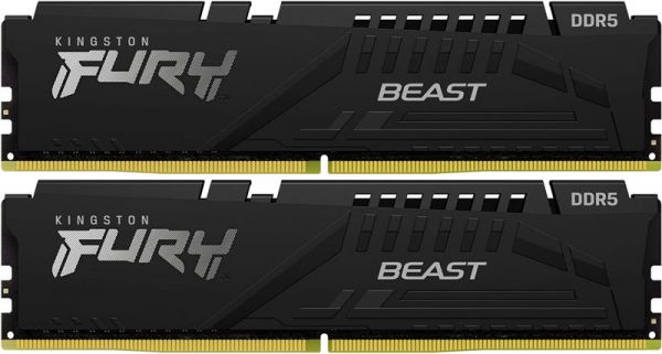 ������ ������ DDR5 2x16GB/6000 Kingston Fury Beast Black (KF560C36BBE2K2-32) - �������� 1