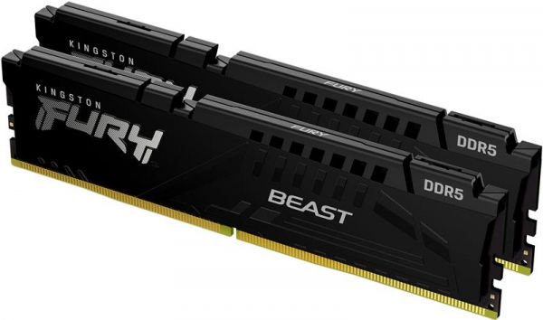 ������ ������ DDR5 2x16GB/6000 Kingston Fury Beast Black (KF560C36BBE2K2-32) - �������� 2