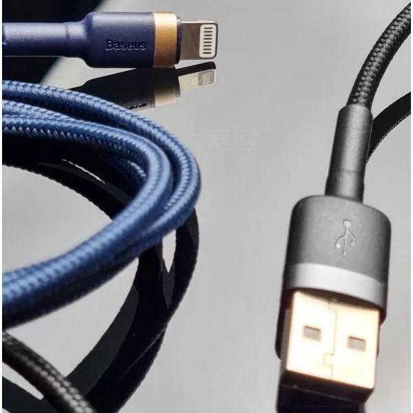 ������ Baseus Cafule USB-Lightning, 2.4A, 1� Black (6953156274976) - �������� 2