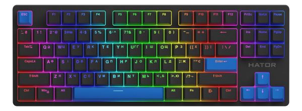 ���� ������� Hator PBT Keycaps Autograph Edition Navy Blue (HTS-714) - �������� 2