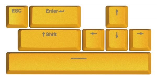 ���� ������� Hator PBT Keycaps Autograph Edition Sunny Yellow (HTS-715) - �������� 1
