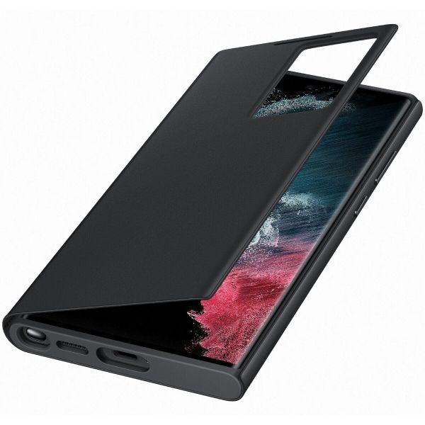 �����-������ Samsung Smart Clear View Cover ��� Samsung Galaxy S22 Ultra SM-S908 Black (EF-ZS908CBEGRU) - �������� 3
