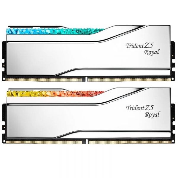   DDR5 2x16GB/6400 G.Skill Trident Z5 Royal Silver (F5-6400J3239G16GX2-TR5S) -  1