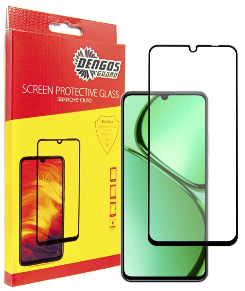 ������� ���� Dengos ��� Realme C63 Black Full Glue (TGFG-370) - �������� 1
