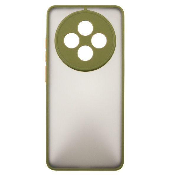 �����-�������� Dengos Matt ��� Oppo Reno 12F/FS Green (DG-TPU-MATT-148) - �������� 1