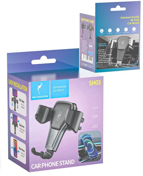 ��������� ��� ��������� SkyDolphin SH03 Gravity AirVent Black (SDAT-000087) - �������� 3