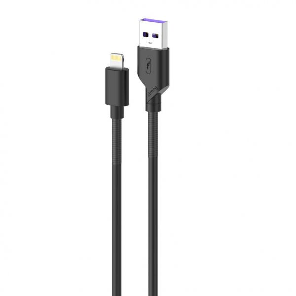 ������ SkyDolphin S27L Spring Anti-Brake USB - Lightning (M/M), 1 �, Black (SDUSB-000609) - �������� 1