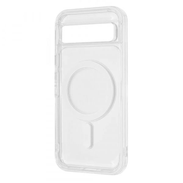 �����-�������� Wave Clear Case (PC+TPU) with Magnetic Ring ��� Google Pixel 8A Transparent - �������� 1