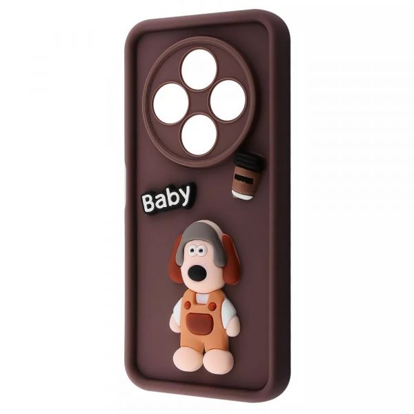 �e���-�������� Pretty Things Case ��� Xiaomi Redmi 14C 4G/Poco C75 Brown/Baby - �������� 1