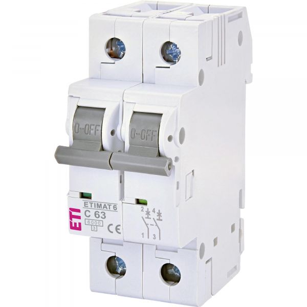 ������������ ������� ETI ETIMAT 6 2p C 63� (6 kA) (2143522) - �������� 1