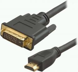  Atcom HDMI - DVI (M/M), single link, 24+1 pin, , 1.8 , Black (AT3808) -  1