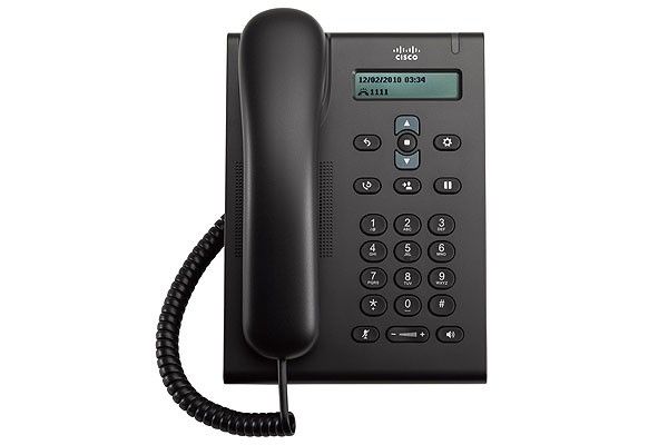 IP- Cisco UC Phone 3905 SIP, Charcoal, Standard Handset -  1
