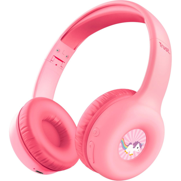 Bluetooth-��������� Trust On-ear Nouna Kids, Wireless Pink (25274) - �������� 1
