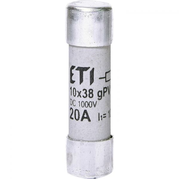 ��������� ETI CH 10�38 gPV 20A 1000V UL (10kA) (2625108) - �������� 1