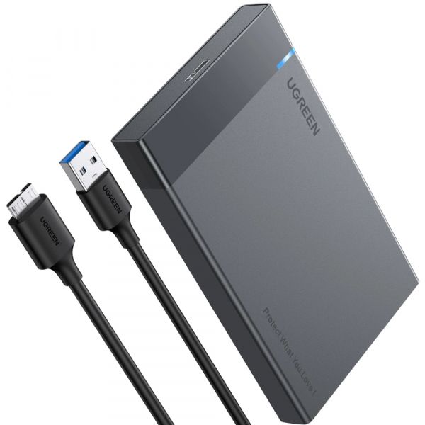 �������� ������ Ugreen ��� 2.5" HDD/SSD USB 3.0 US221 Black (30848) - �������� 1