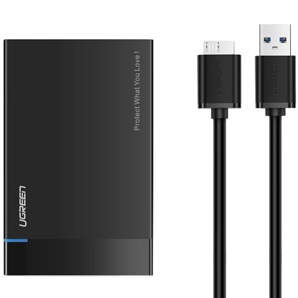�������� ������ Ugreen ��� 2.5" HDD/SSD USB 3.0 US221 Black (30848) - �������� 2