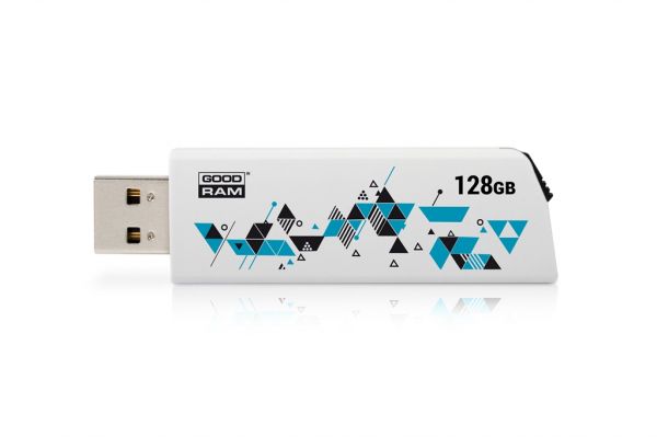 - USB 128GB GOODRAM UCL2 (Cl!ck) White (UCL2-1280W0R11) -  2