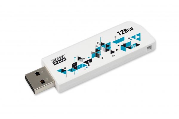 - USB 128GB GOODRAM UCL2 (Cl!ck) White (UCL2-1280W0R11) -  3