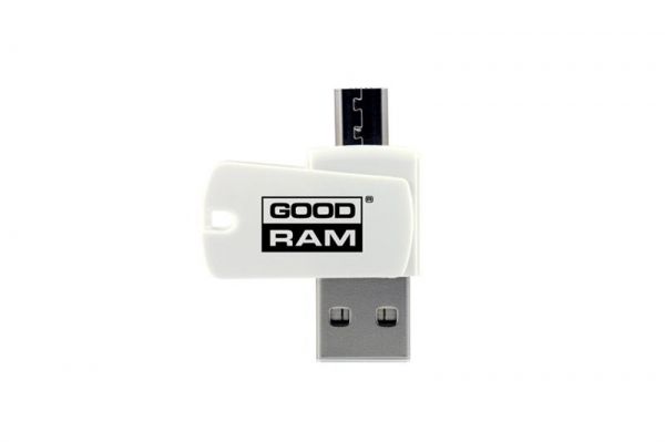 ��������� ��������� Goodram AO20, White, USB 2.0 - microUSB OTG (AO20-MW01R11) - �������� 1