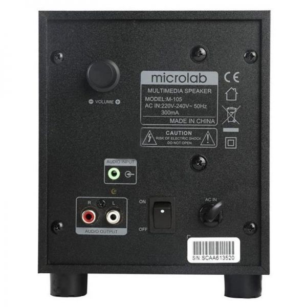 ������������ ������� Microlab M-105 Black - �������� 3
