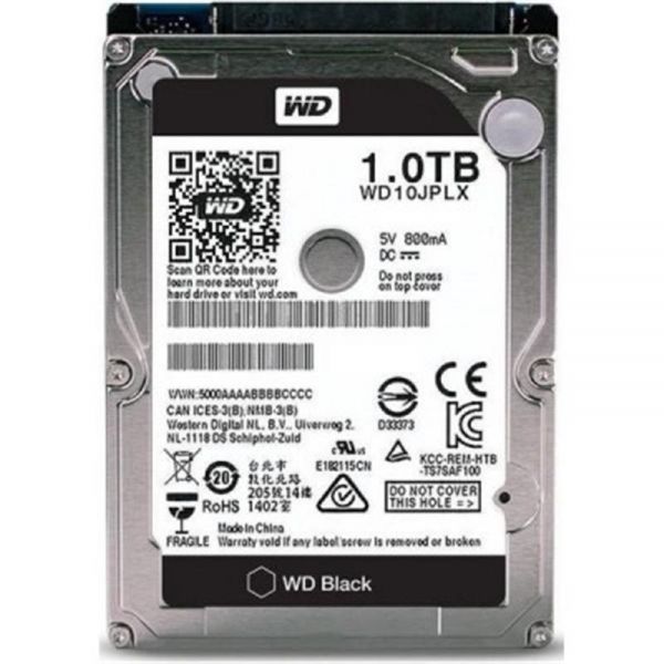 ���������� HDD 2.5" SATA 1.0TB WD Black 7200rpm 32MB (WD10JPLX) - �������� 1