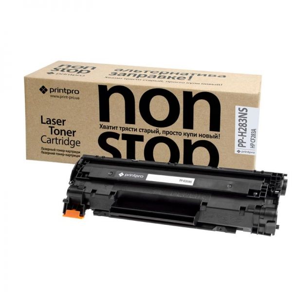 �������� HP 83A (CF283A), Black, LJ Pro M125/M126/M127/M128/M201/M225, 1500 ����, PrintPro "Non Stop" (PP-H283NS) - �������� 1
